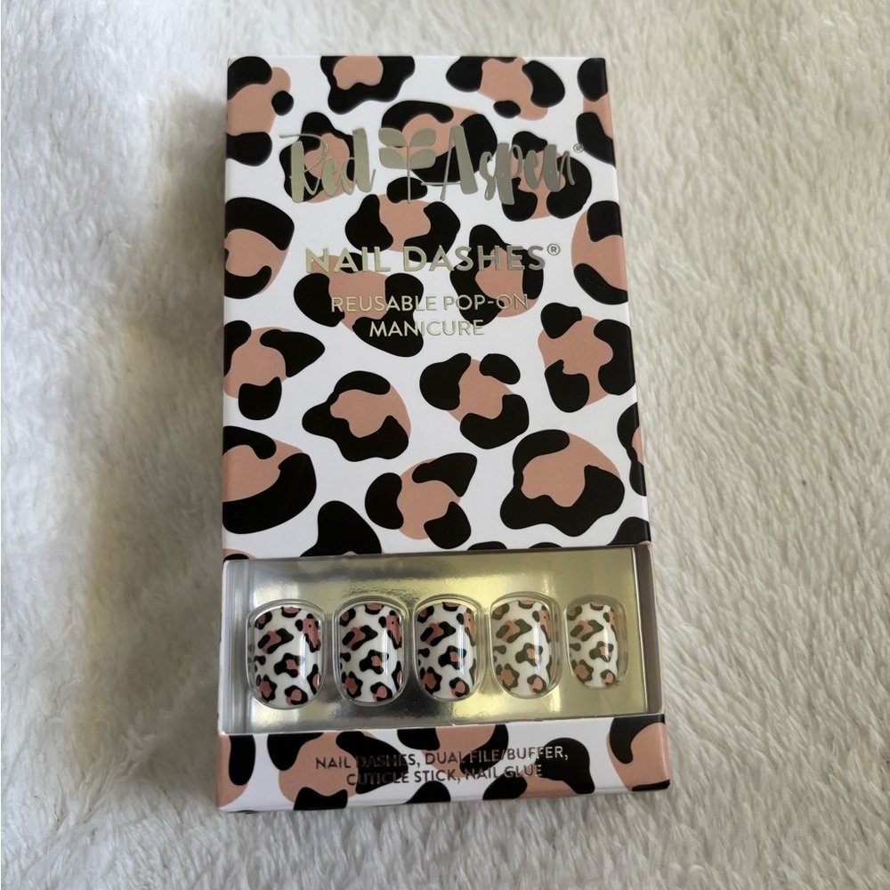 Red Aspen Nail Dash- leopard for Lydia